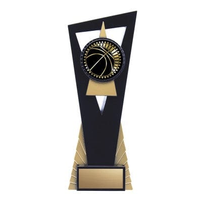 Basketball Trophy - Solar Series Stand - Silver or Gold - 3 sizes (A6188) Gold / 9
