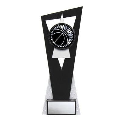 Basketball Trophy - Solar Series Stand - Silver or Gold - 3 sizes (A6188) Silver / 9