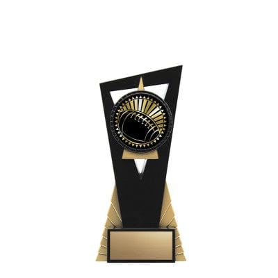 Football Trophy - Solar Series Stand - Silver or Gold - 3 sizes (A6185) Gold / 7