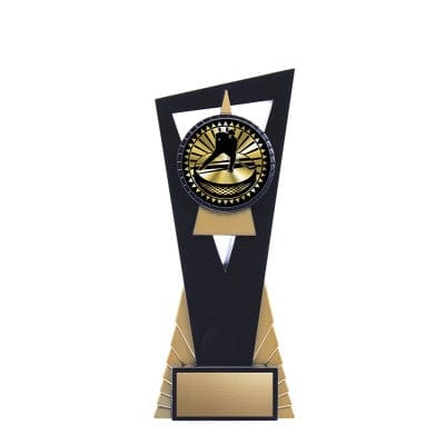 Hockey Trophy - Solar Series Stand - Silver or Gold - 3 sizes (A6182) Gold / 8