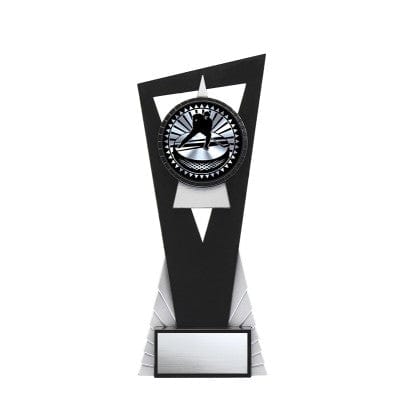 Hockey Trophy - Solar Series Stand - Silver or Gold - 3 sizes (A6182) Silver / 8