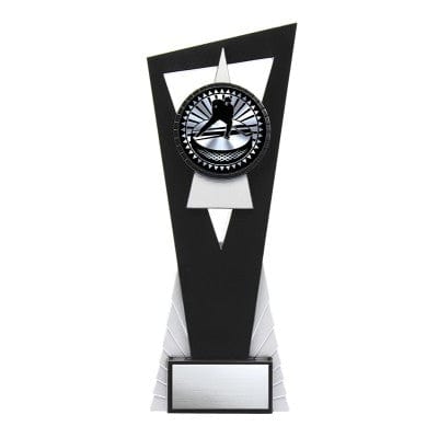 Hockey Trophy - Solar Series Stand - Silver or Gold - 3 sizes (A6182) Silver / 9