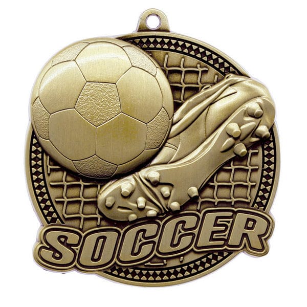 Soccer Medallion - Tempo Series - 2.25″ Diameter (A4123) Soccer Medallion Quest Awards - Medallion