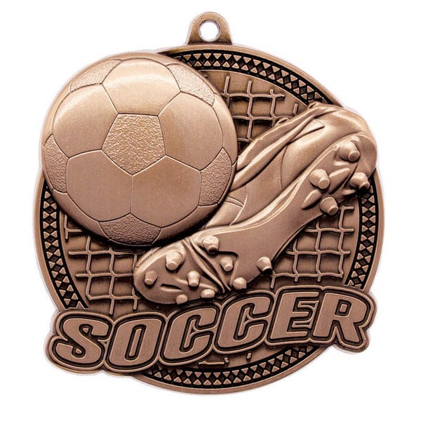 Soccer Medallion - Tempo Series - 2.25″ Diameter (A4123) Soccer Medallion Quest Awards - Medallion