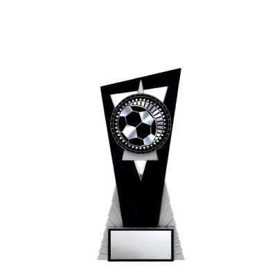Soccer Trophy - Solar Series Stand - Silver or Gold - 3 sizes (A6184) Silver / 7