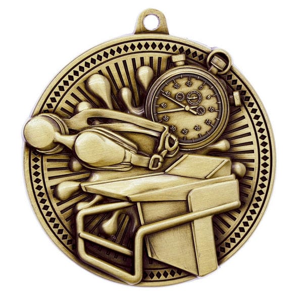 Swimming Medallion - Tempo Series - 2.25″ Diameter (A4124) Swimming Medallion Quest Awards - Medallion