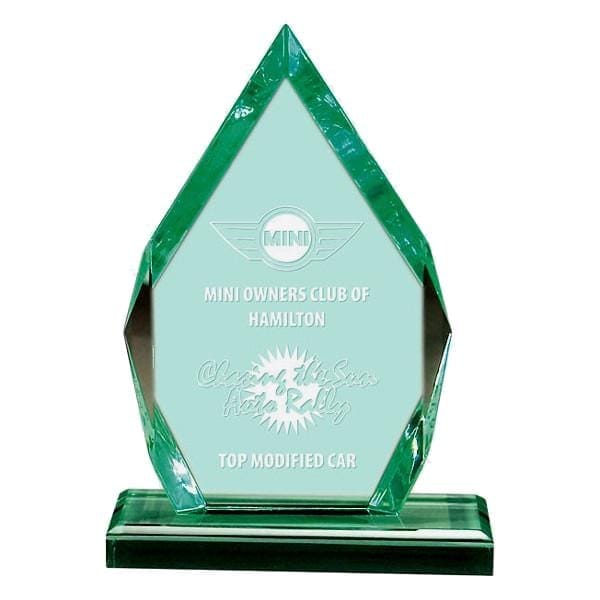 Acrylic Jade - Arrowhead (A2103) - Quest Awards