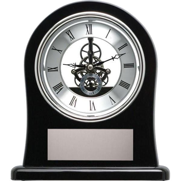 Clock - Piano Finished Black Skeleton Clock (A2272) - Quest Awards