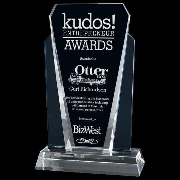 Crystal Award - Rockefeller (A2323) - Quest Awards