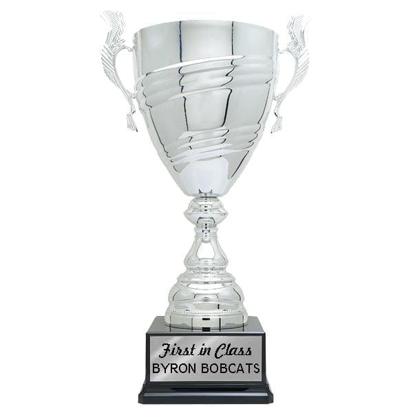 Cups - Metal - Lacci - Silver (A3709) Cups Quest Awards - Cups