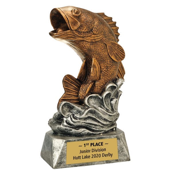 Fishing Trophy - Color (A3808) Fishing Quest Awards - Trophy