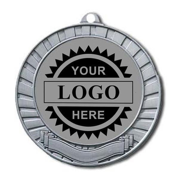 Logo Insert Medal - SILVER Banner - 2 3/4