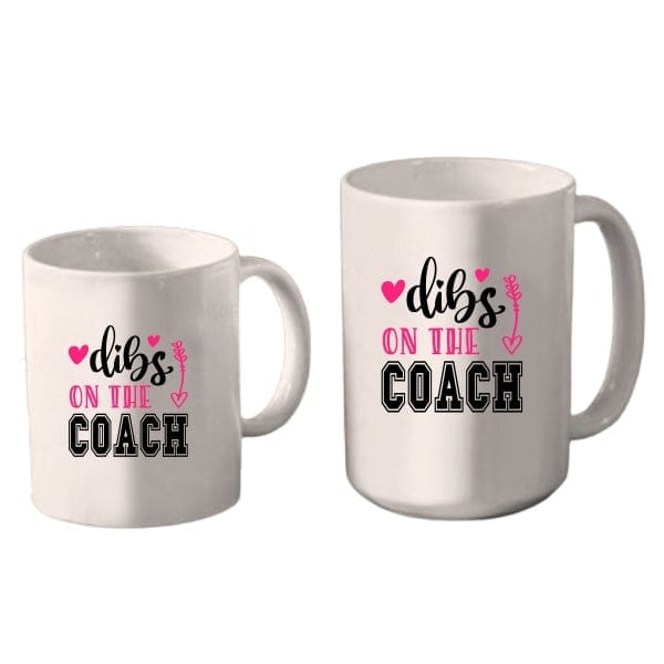 Mug Hockey Color - Dibs on the Coach (A4018) Coffee Mug Quest Awards - Mug
