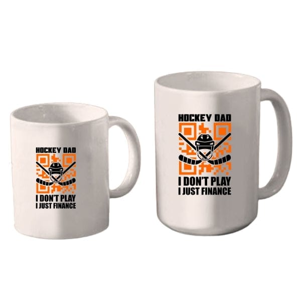 Mug Hockey Color - Hockey Dad - Don't Play I Finance (A4012) Coffee Mug Quest Awards - Mug