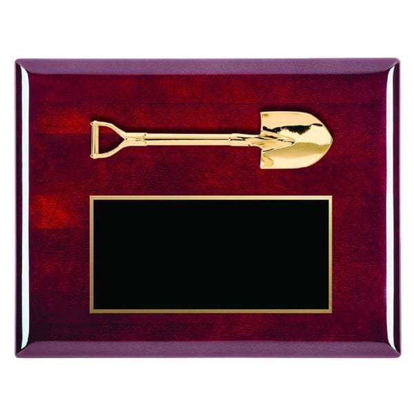 Piano Finish Plaques - Ceremonial Shovel Plaque (A3982) Plaque Quest Awards - Plaque