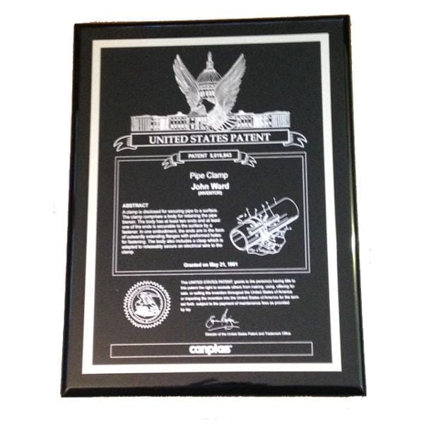 Plaque - Canplas Custom Patent Plaque (A3580) - Quest Awards