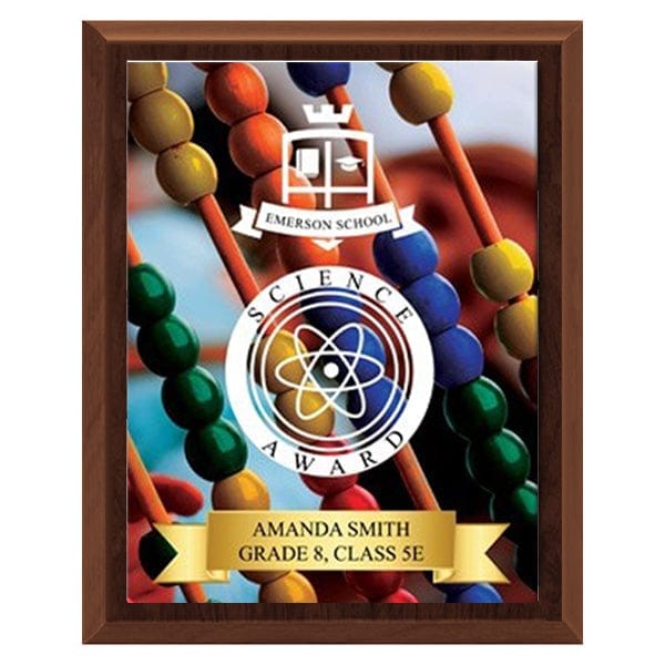 Plaque - Colour Sublimated Plaques 5 sizes - Full Color (A5103) Plaque Quest Awards - Plaque