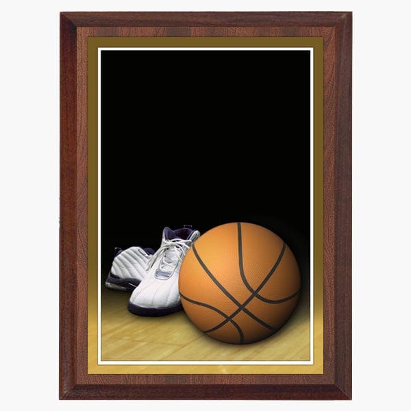 Plaque - Specialty - Basketball (A3869) Plaque Quest Awards - Plaque