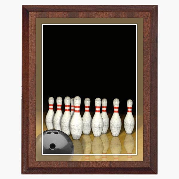 Plaque - Specialty - Bowling (A3874) Plaque Quest Awards - Plaque