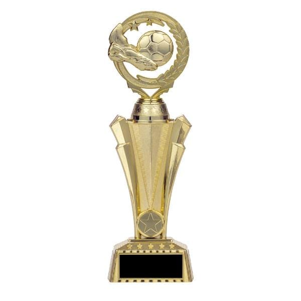 Soccer Trophy - Nexus Twister - Bright Gold - 3 Sizes (A3222) - Quest Awards