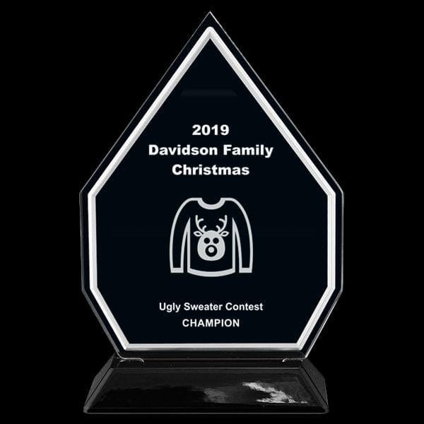 Ugly Sweater - Acrylic Award - Diamond (A3644) - Quest Awards