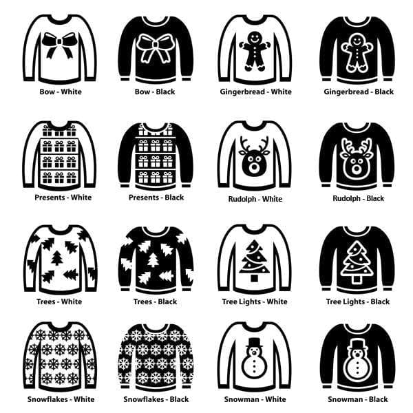 Ugly Sweater Trophy - Solar Series - Silver - 2 Sizes (A3649) - Quest Awards